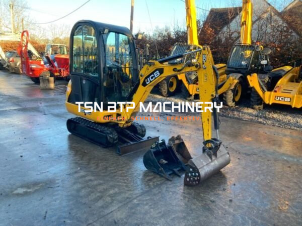 Mini Pelle JCB 8016 CTS (2015) - 1,5T + 3 Godets