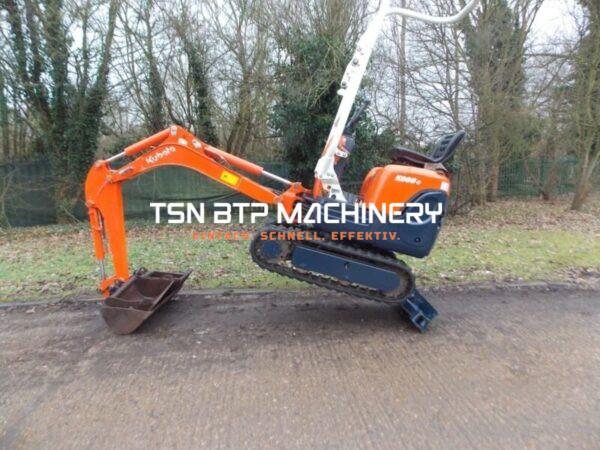 Kubota K008-3 Micro 0,8T (2013) - 2694 Stunden, Vollständige Wartung, 3 Schaufeln