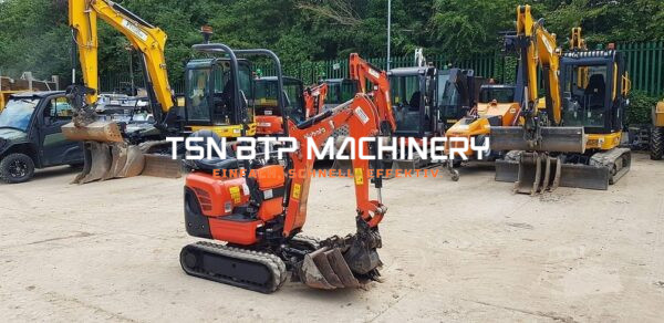 Kubota K008-3 (2021) - Mini Pelle 0,98T, 700 Heures, 3 Godets