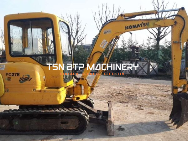 Komatsu PC27R (1998) - Mini Bagger 3T, 5099 Stunden, Guter Zustand