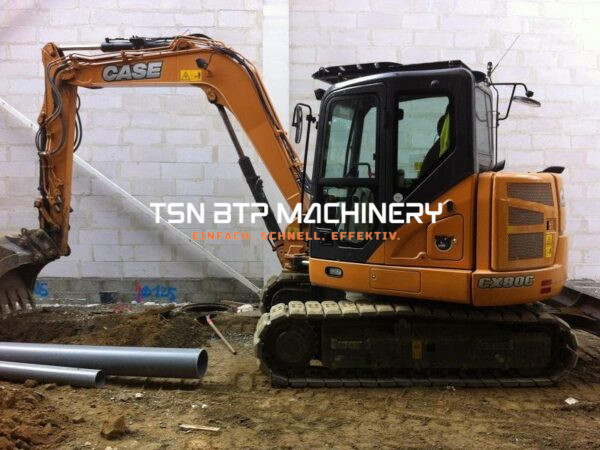 Mini pelle CASE CX80C - 2013, 1 709 heures - Gelegenheit